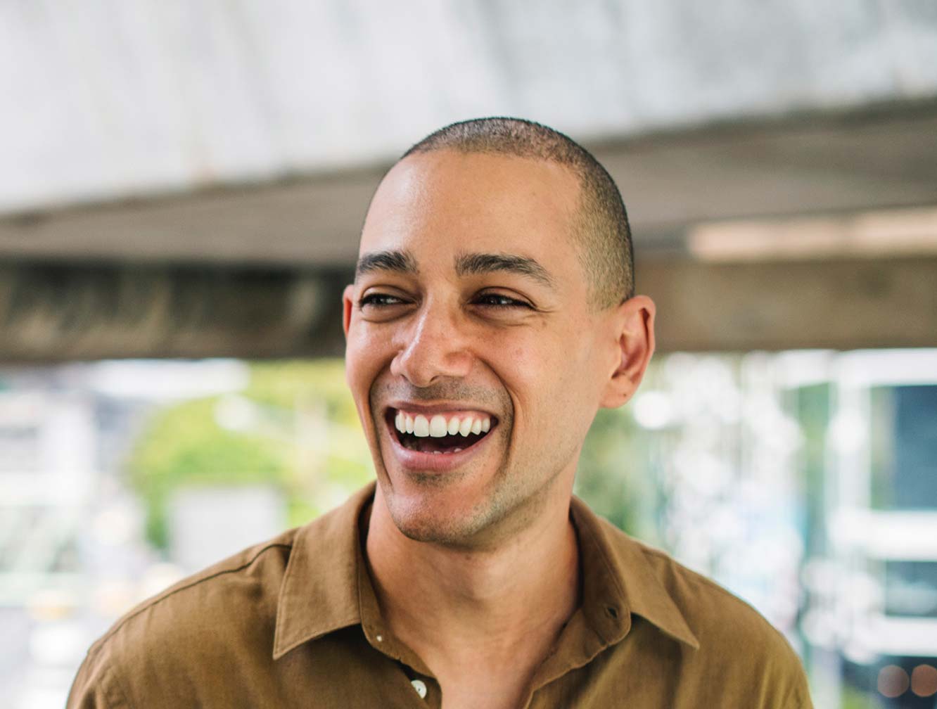 Man Laughing